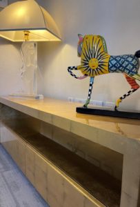 table in the office of bader medical