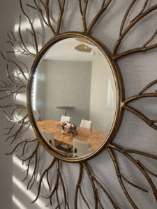 mirror in the office of bader medical